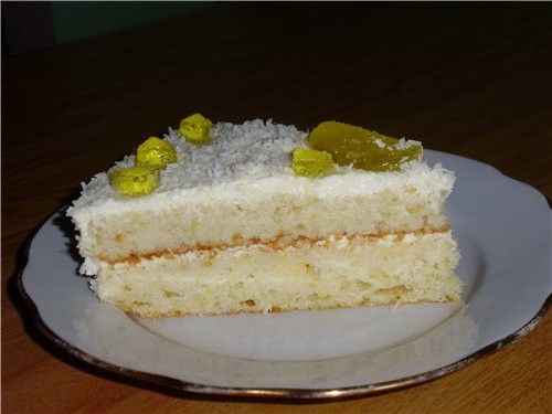 Спасибо Инночке- за Изысканный торт с лимонным пудингом - вкусный, нежный и совсем не сложный в при... - 2