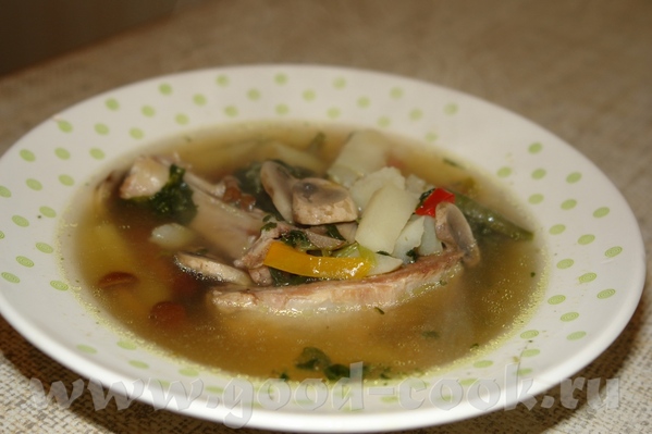 Сегодня у меня супчик из того, что было, назвала его АССОРТИ, вкусный получился