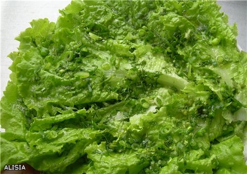 грузинская кухня САЛАТ ЗАКУСОЧНЫЙ "ЗЕЛЕНЬ"