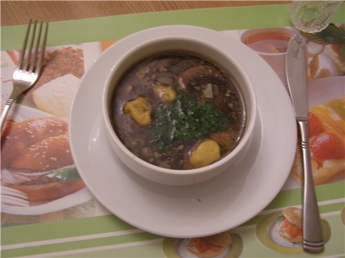 ГРИБНОЙ СУП С ГАЛУШКАМИ 100 г - 2