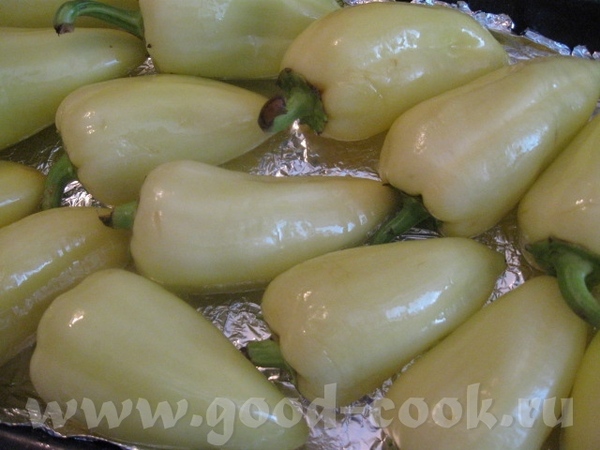 ЗАПЕЧЕНЫЙ (ЖАРЕНЫЙ) ПЕРЕЦ С ЧЕСНОЧНЫМ СОУСОМ Вкусная остренькая закуска к мясу, картофелю или как с... - 4