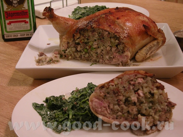 КУРИЦА ФАРШИРОВАННАЯ "ГРЯЗНЫМ РИСОМ" Emeril Lagasse - 2