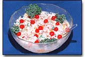 Традиционные американские салаты в 50-е Амброзия (Ambrosia) - апельсины, бананы, кокосовая стружка,...