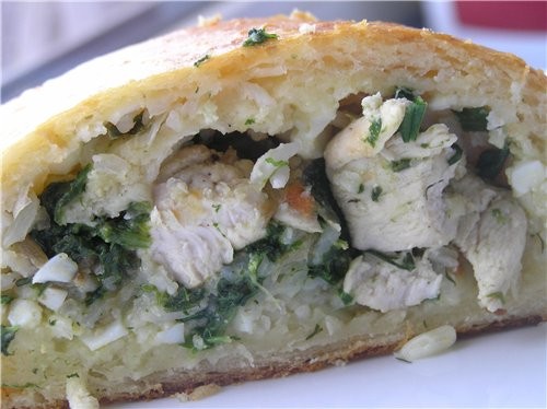 мы ели Рулет с курицой, белыми грибами и шпинатом - 2