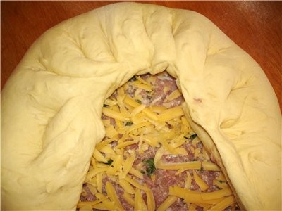 ПИРОГ С МЯСОМ ТЕСТО : 1 стак - 4