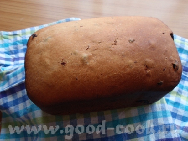 Пекла "Сдобный хлеб с изюмом" рецепт из инструкции к Мулинекс 2