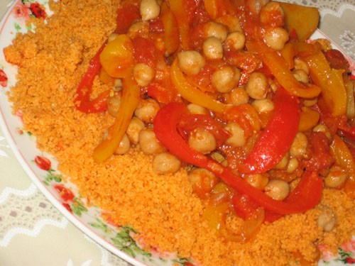 Таджин из перцев и кускуса Израильская кухня - 2