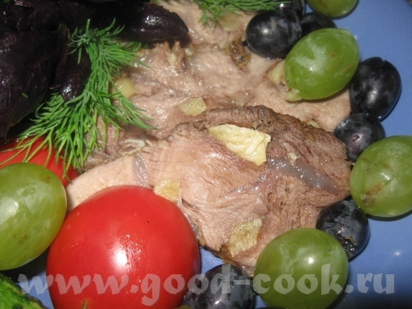 Готовностиь мяса проверяем ножом -: прокалываем мясо поглубже – из него не должен выделяться сок ро... - 4