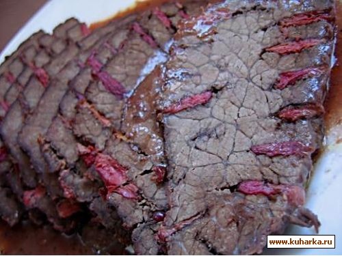 телятина запеченная с вишней из книги вкус домашней кухни кусок телятины на 600-800 гр вишня без ко... - 2