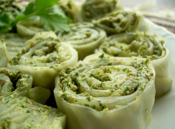 капустных листьев