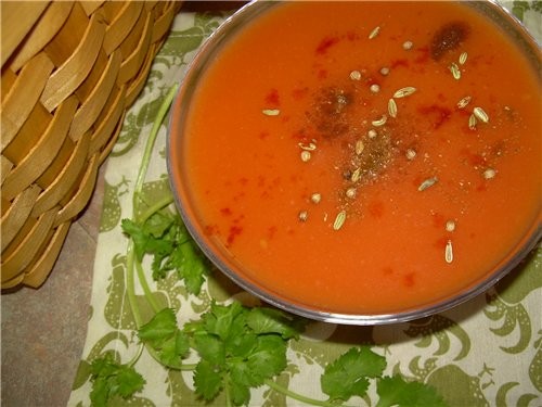 Суп-пюре из Цветной капусты с мятой и тимьяном - 7