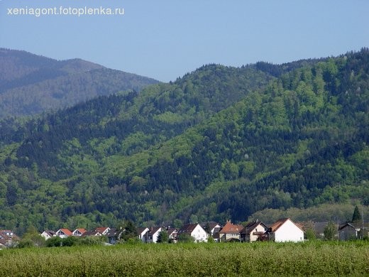 Горы я фотографировала те же, что и осенью