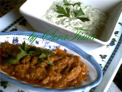 вкусные котлетки и компотик курочка, "каприз" и оладушки очень аппетитные салатик, паста и бакалажа... - 2