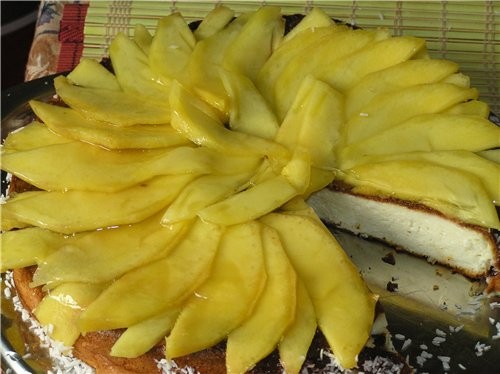 Чизкейк с манго