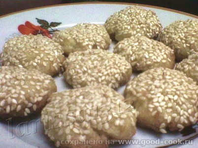 Печенье с кунжутом