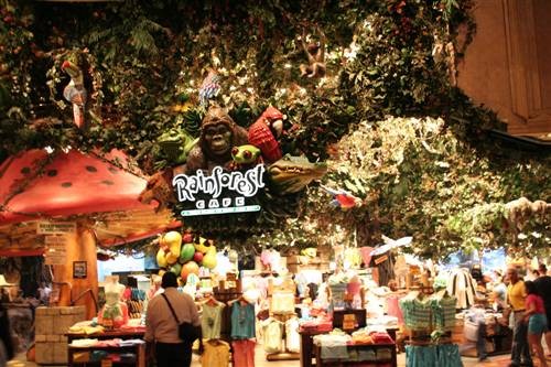 ,     - Rainforest cafe - 3