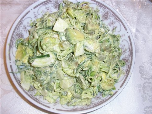 Поставлю вот что сегодня: Это салат из авокадо , исключительно вкусный, из-за вкуса так и назван: -...