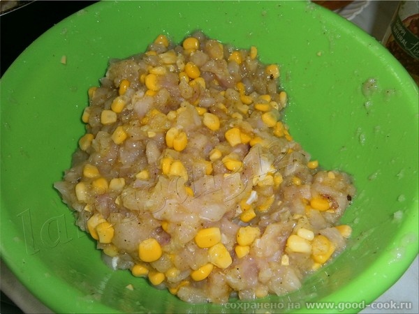 КУРИНЫЕ КОТЛЕТЫ С КУКУРУЗОЙ