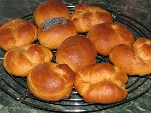 Алисик, вот и готовы булочки