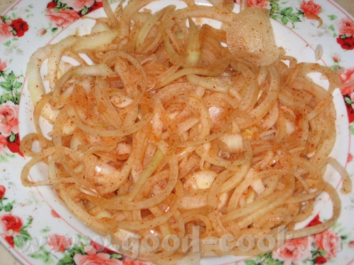 Луковый салат Pyaz ka laccha - 2