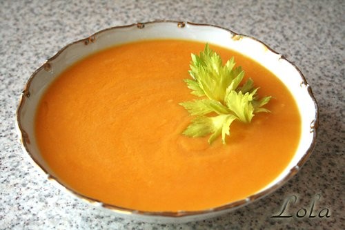 Угощайтесь, сливочный суп-пюре с тыквой и имбирём - картофель - тыква - морковь - лук-порей - имбир...