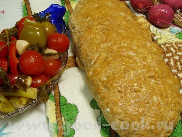 Хлеб на картофельном отваре с отрубями и чесноком Патыр(узбекские лепешки)