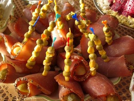селедочная шуба салат с крабовыми палочками и креветками от Ayn с КТ - 4