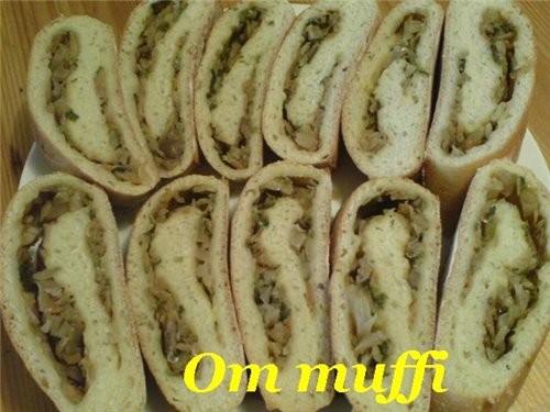РУЛЕТ КАПУСТНЫЙ С ГРИБАМИ - 2