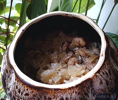 "КУРИЦА С РИСОМ В ГОРШОЧКАХ"