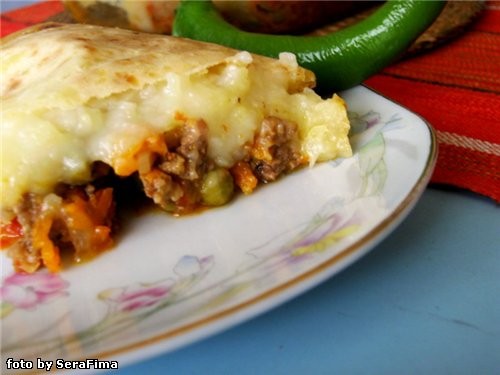 Мясные шарики в томатно-перцовом соусе-подливке Тортик без выпечки - 4