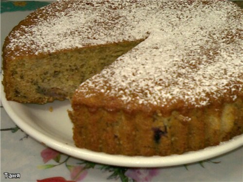 Пирог яблочный Пай с яблоками и смородиновым вареньем Грушевый пирог Пирог с бананми и сливами - 7