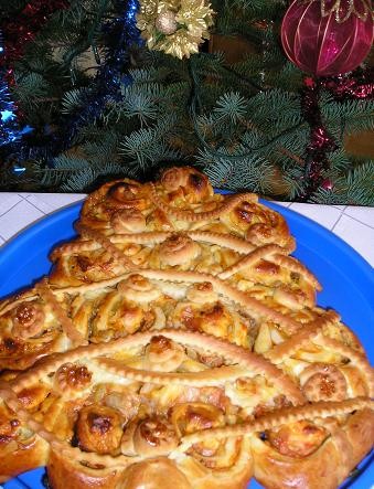Сегодня пекла ёлочку