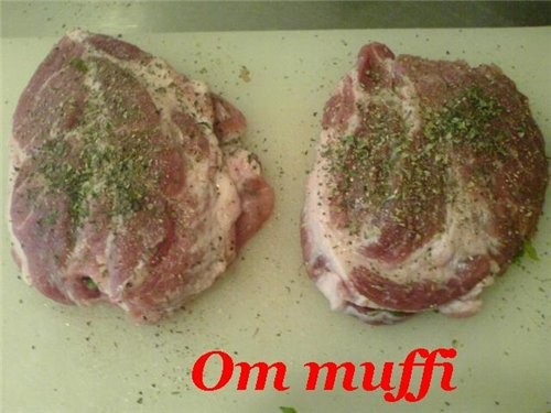 МЯСНОЙ КАРМАШЕК Взять кусочки свинины или телятины, можно и индюшку или курицу, толщеной 1,5-2см - 7