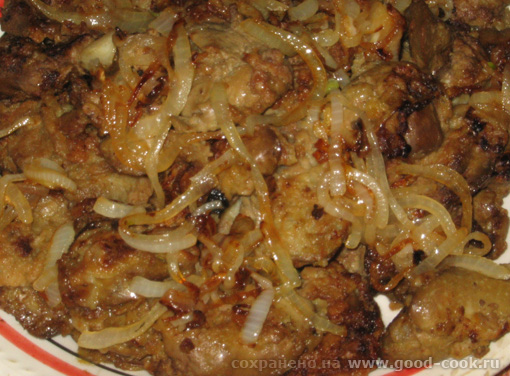 Вчера мы ужинали печенью от Алены с цветной капустой: Жареная куриная печень, маринованная в горчич... - 2