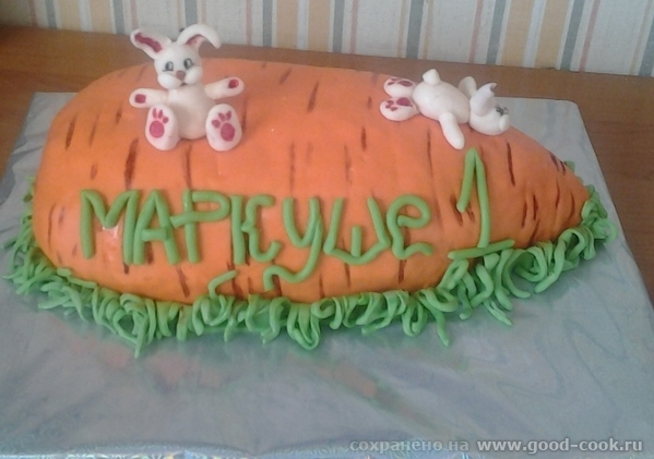 торт "морковка"