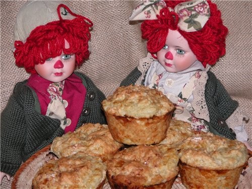 COTTAGE CHEESE МАФФИНЫ С УКРОПОМ