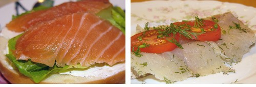 Рыбные блюда и морепродукты Лосось в конвертике с овощами и апельсином Жареный лосось с соусом pist... - 2
