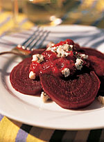 Свекольный (Beet) - рифлено порезаная маринованая свекла (консервы) с семенами тмина и сметанным со...