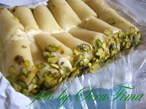 Вот сообразила из красной рыбки Салат с гранатовыми зернами и хуммусом А это Халяуват джибни про ко... - 4