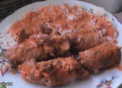 Отбивные с огурцами рецептик из журнала "Люблю готовить"