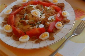 салатик "Цезарь"