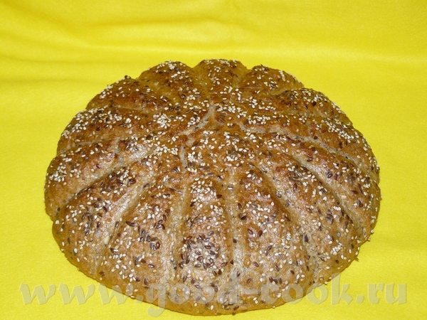 Хлеб "Солнечный" - Saatensonne Закваска, 15-18 часов стоять: 100 г ржаной муки(тип 1150) 110 г воды...