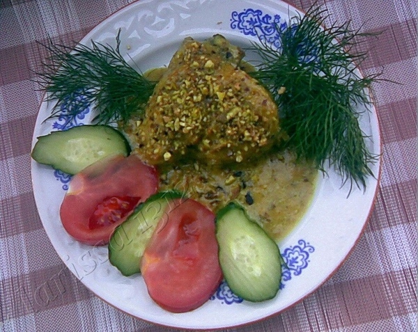 КУРИНЫЕ БЁДРЫШКИ С СОУСОМ КАРРИ И ФИСТАШКАМИ КУРИНАЯ ГРУДКА С АНАНАСАМИ
