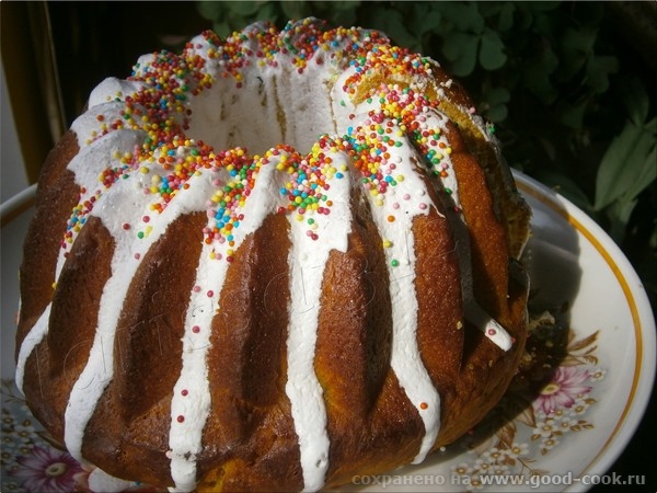 ТВОРОЖНЫЙ КУЛИЧ С ШАФРАНОМ