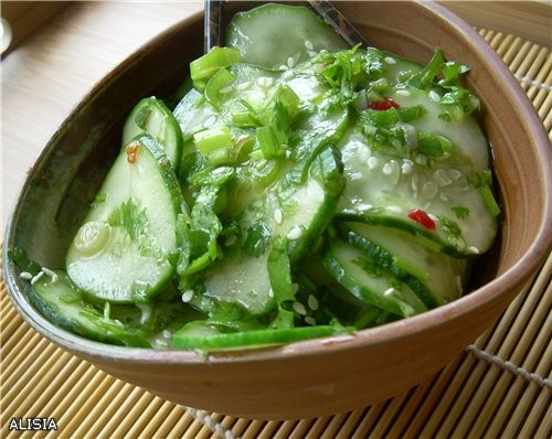 КИТАЙСКИЙ САЛАТ С ОГУРЦАМИ - 2