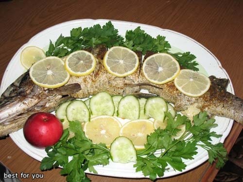 Вареники с картошкой и с капустой Оливки Нарезка Фаршированная щука Ребрышки, запечённые в фольге К... - 4