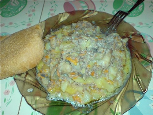 Вот такой был у нас ужин вчера Вкусно