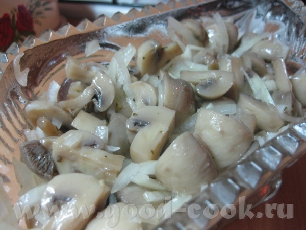 Лена, спасибо з вкусный рецепт Маринованных шампиньонов Алиса, еще раз спасибо за твою Малосольную...