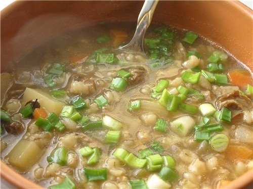 Картофельный крем-суп с пореем и лососем Крем-суп из куриной грудинки со щавелем Уха с фрикаделькам... - 4