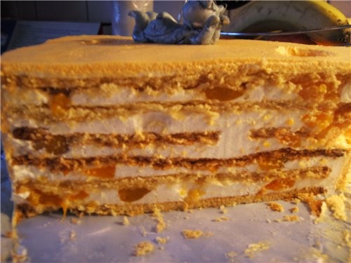 Сливочно-мандариновый торт ( Mandarinen-Sahne-Torte) 300 гр